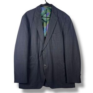 Kroon Blazer Men 42L Windowpane Jacket